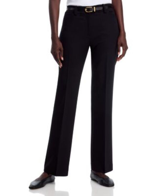 ラファイエットワンフォーエイト レディース ボトムス カジュアルパンツ Lafayette 148 New York Reade Mid Rise Straight Pants Black ブラック
