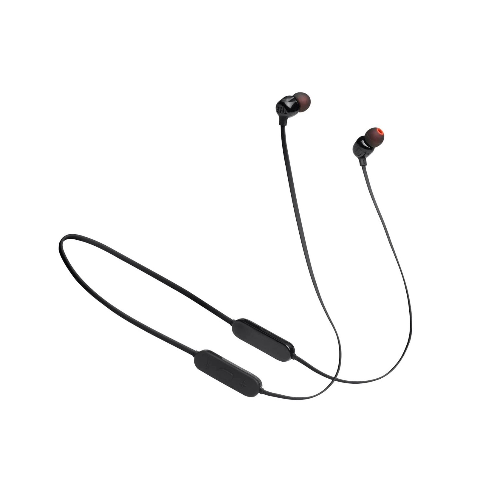 JBL TUNE125BT ネックバンド型 イヤホン Bluetooth マルチポイント対応/ワイヤレス/マイクリモコン付き/USB Type-C充電/マグネット搭載 ブラック JBLT125BTBLK 小 [ブラック] [小]