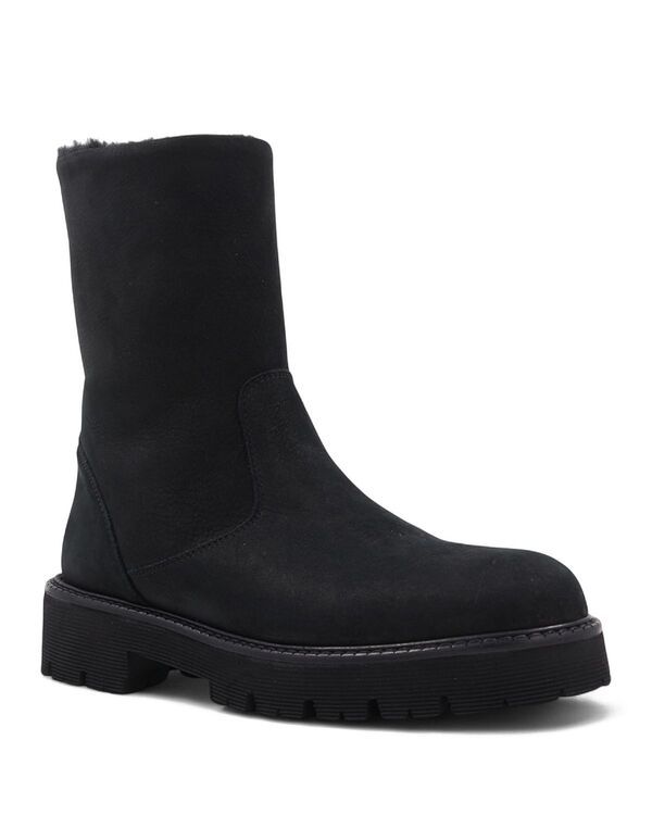 アクアタリア レディース シューズ ブーツ・レインブーツ Aquatalia Womens Eloise ShearlingLined Boots Black Nubuck ブラック
