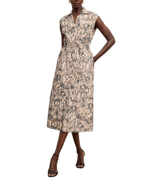 エムエメウラフール レディース トップス シャツ フラワー柄 フラワー MMLaFleur Cira Womens Warped Floral Shirt Dress EcruStone Blue エクリュ 55,440円