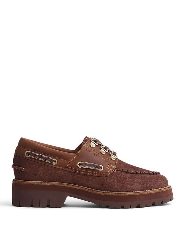 ラグアンドボーン レディース シューズ rag bone Womens Cameron Boat Shoes Mocha Suede モカ