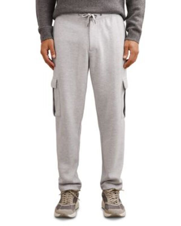レイス メンズ ボトムス カジュアルパンツ カーゴパンツ ジャージー REISS Willan Jersey Cargo Pants Grey Marl グレー