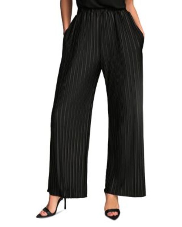 ダナ キャラン ニューヨーク レディース ボトムス カジュアルパンツ プリーツ Donna Karanew York Pleated Pull On Pants Black ブラック
