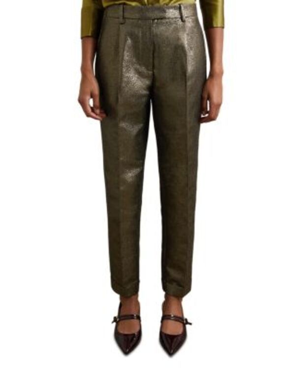 レイス レディース ボトムス カジュアルパンツ REISSparkle Tapered Pants Gold ゴールド