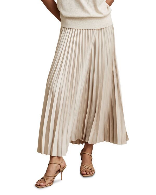 レイス レディース ボトムスカート プリーツ マキシ REISSeren Pleated Maxi Skirt Champagne シャンパン