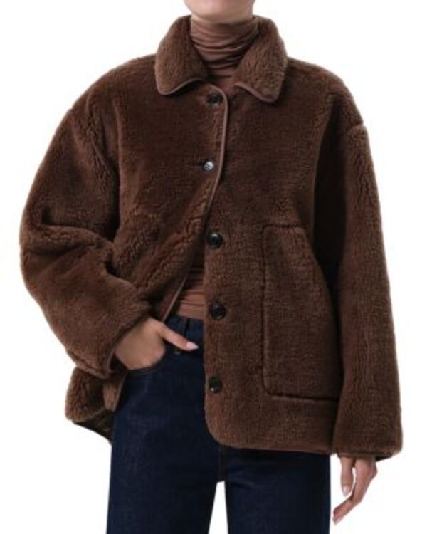 シチズンズ オブ ヒューマニティ レディース アウター ジャケット・ブルゾン Citizens of Humanity Astrid Sherpa Jacket Warm Tan タン