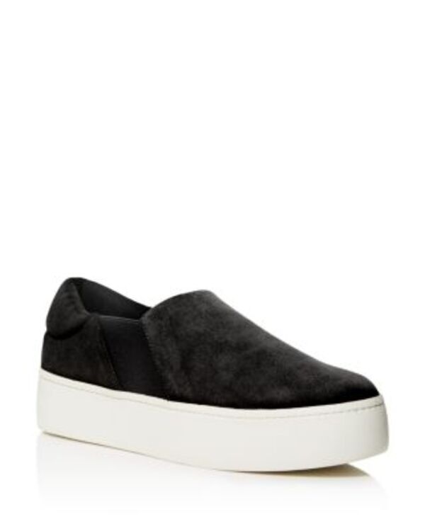 ヴィンス レディース シューズ スリッポン・ローファー スニーカー Vince Womens Warren Slip On Loafer Sneakers Black ブラック