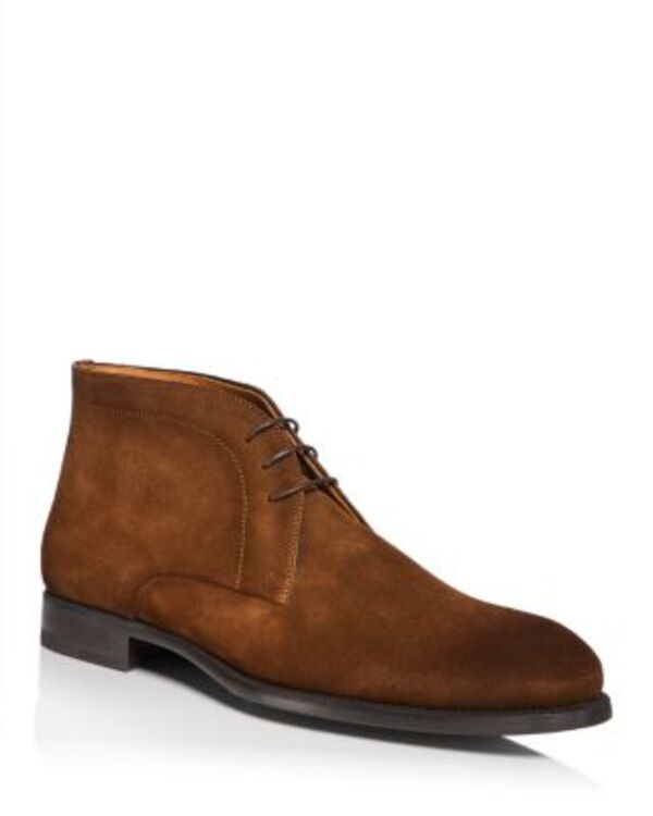 マグナーニ メンズ シューズ ブーツ・レインブーツ レース Magnanni Mens Harvey 3 Eyelet Lace Up Chukka Boots Exclusive Cognac