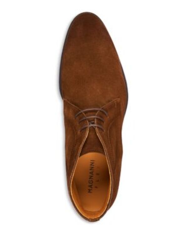 マグナーニ メンズ シューズ ブーツ・レインブーツ レース Magnanni Mens Harvey 3 Eyelet Lace Up Chukka Boots Exclusive Cognac