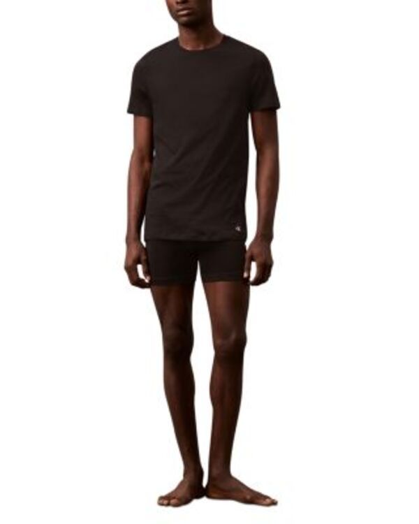 カルバンクライン メンズ トップス Tシャツ クルーネック Calvin Klein Classicrewneck Tees Pack of 3 Black ブラック
