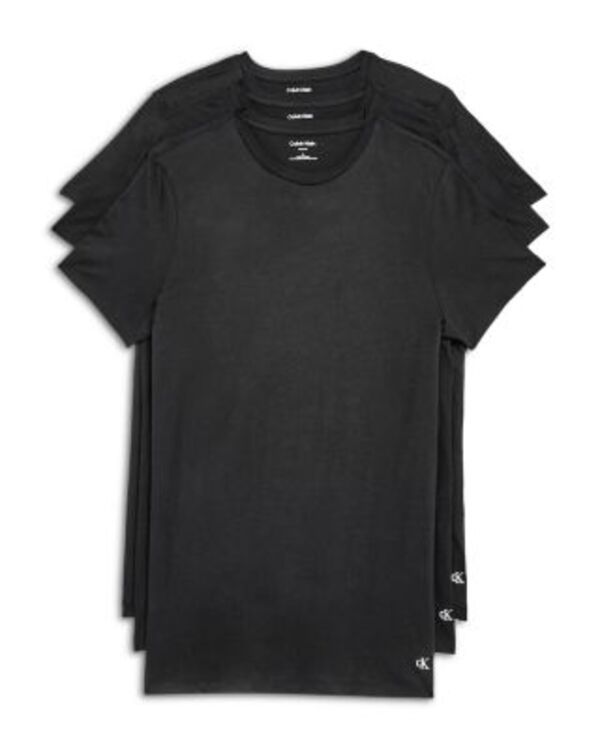 カルバンクライン メンズ トップス Tシャツ クルーネック Calvin Klein Classicrewneck Tees Pack of 3 Black ブラック