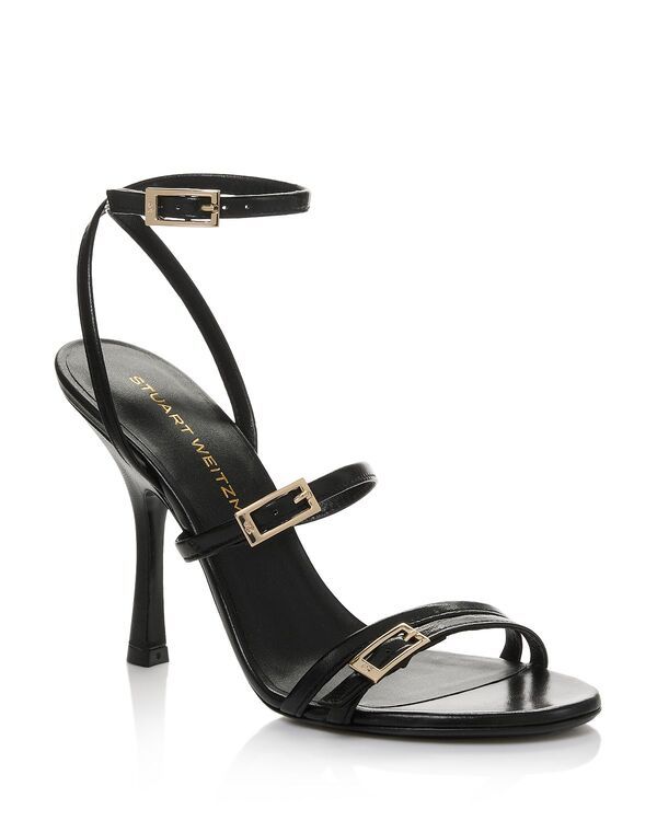 スチュアート ワイツマン レディース シューズ サンダル Stuart Weitzman Womens Georgie 100 Sandals Black ブラック