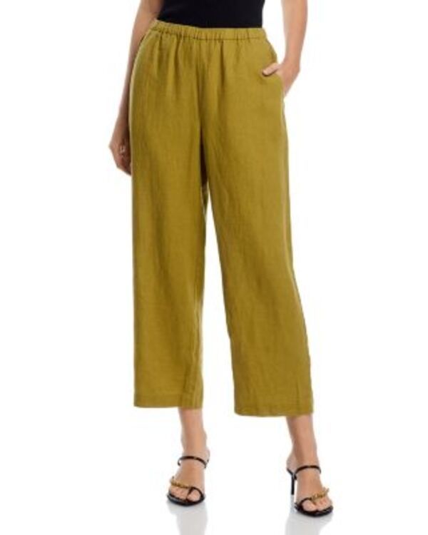 エイリーンフィッシャー レディース ボトムス カジュアルパンツ ストレート リネン Eileen Fisher Linen Straight Leg Pull On Pants Corin