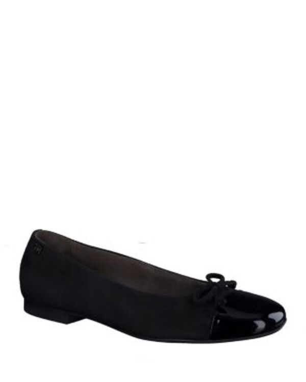 ポール・グリーン レディース シューズ パンプス Paul Green Womens Violet Ballet Flats Black Suede Combo ブラック