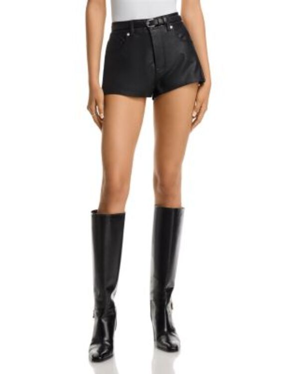 ブランクニューヨーク レディース ボトムス ハーフパンツ・ショーツ ショートパンツ レザー フェイクレザー BLANKNYC Faux Leather Hot Shorts Rock Star