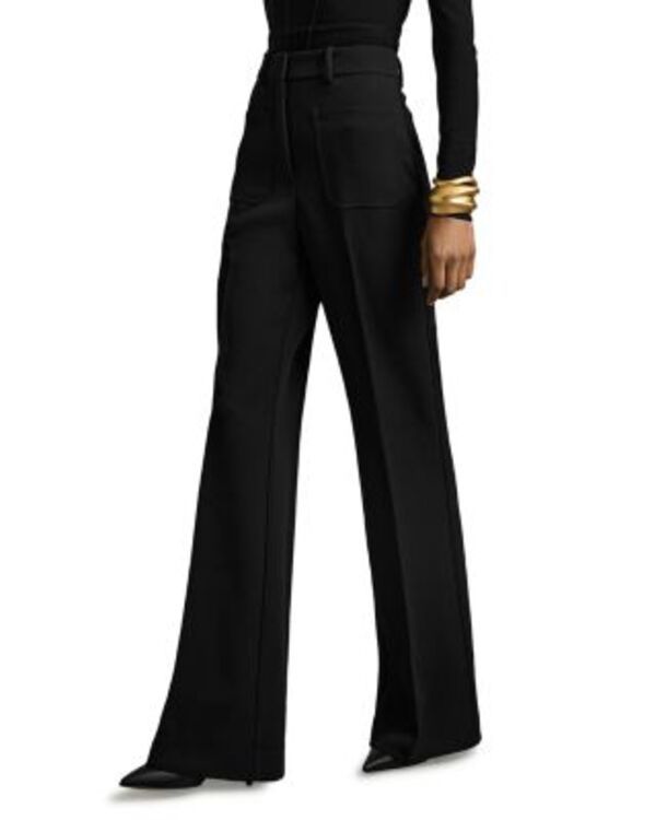 レイス レディース ボトムス カジュアルパンツ プチ REISS Petite Flare Pants Black ブラック