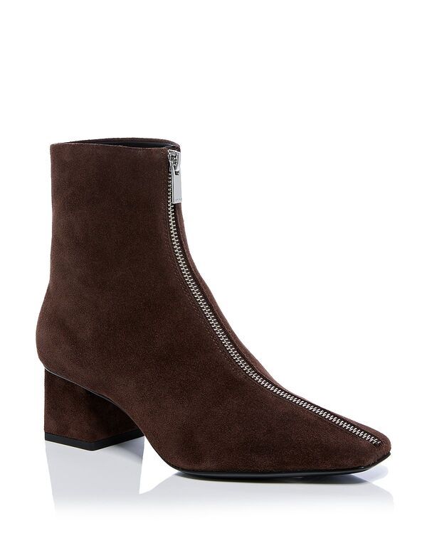 シムカイ レディース シューズ ブーツ・レインブーツ スエード アンクル SIMKHAI Womens Ryder Suede Zip Ankle Boots Cacao