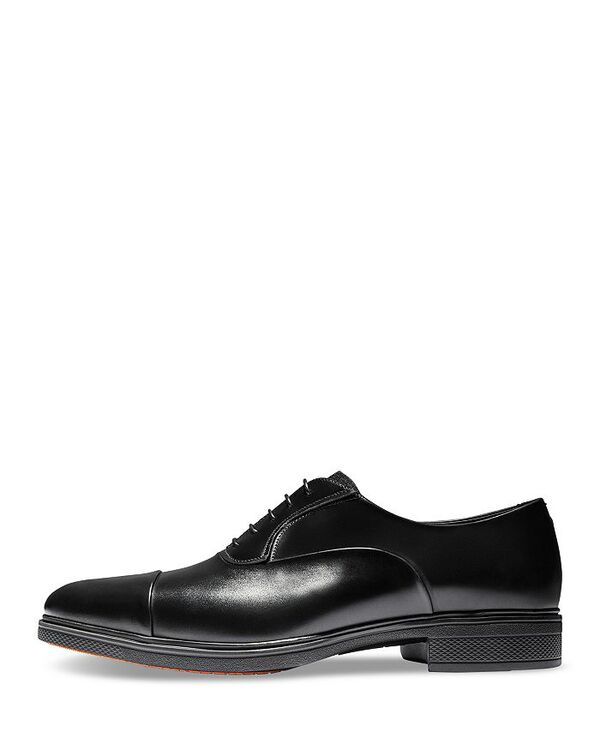 サントーニ メンズ シューズ ドレスシューズ ワンピース キャップ レース Santoni Mens Easy Cap Toe Lace Up Dress Shoes Dark Brown ブラウン