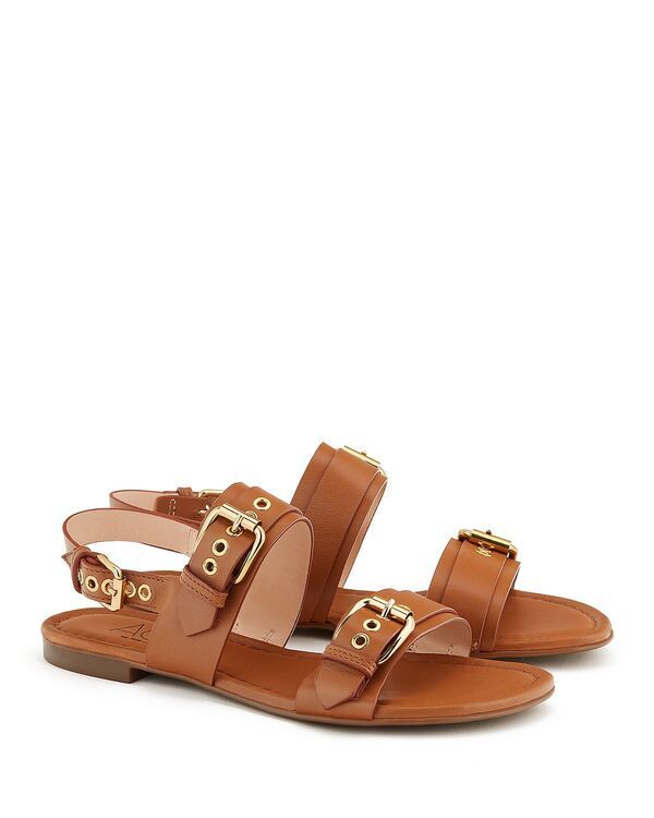 エージーエル レディース シューズ サンダル AGL Womensummer Nero Buckled Strappy Slingback Sandals Brandy