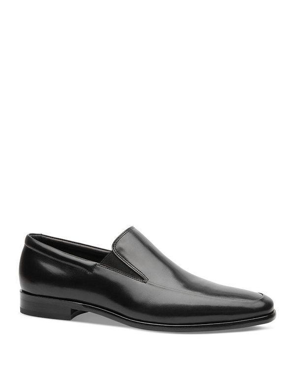 ゴードンラッシュ メンズ シューズ ドレスシューズ ワンピース Gordon Rush Mens Albany Slip On Apron Toe Dress Shoes Black ブラック