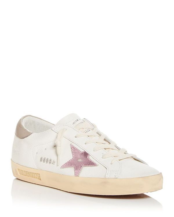 ゴールデングース レディース シューズ スニーカー Golden Goose Womens SuperStar Classic Low Top Sneakers White Antique ホワイト
