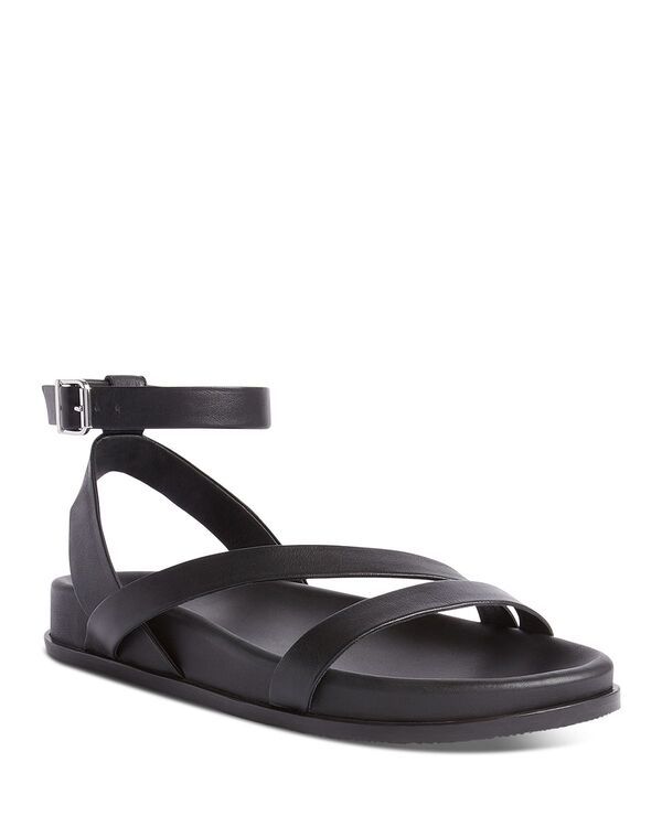 ホイッスルズ レディース シューズ サンダル アシンメトリー Whistles Womens Gaiasymmetric Strappy Sandals Black ブラック