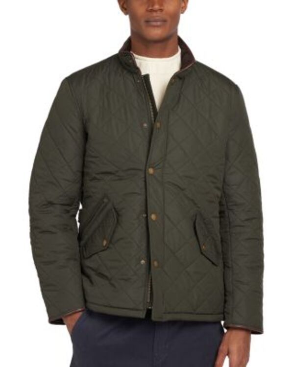 バブアー メンズ アウター ジャケット・ブルゾン Barbour Powell Polarquilt Jacket Sage セージ