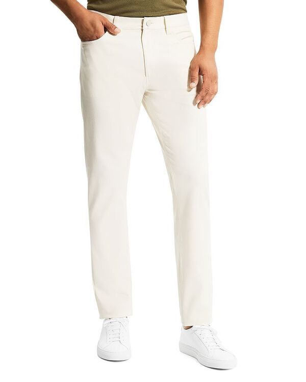 セオリー メンズ ボトムス カジュアルパンツ スリムフィット パンツ Theory Raffi Neoteric Twill Slim Fit Pants Warm Ivory アイボリー