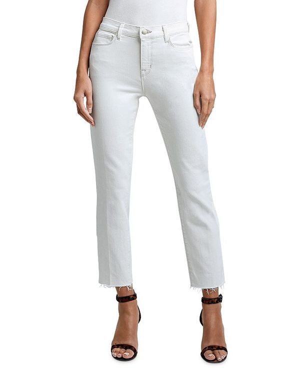 ラジャンス レディース ボトムス デニムパンツ ジーンズ LAGENCE Sada High Rise Crop Slim Jeans in Macadamia Macadamia