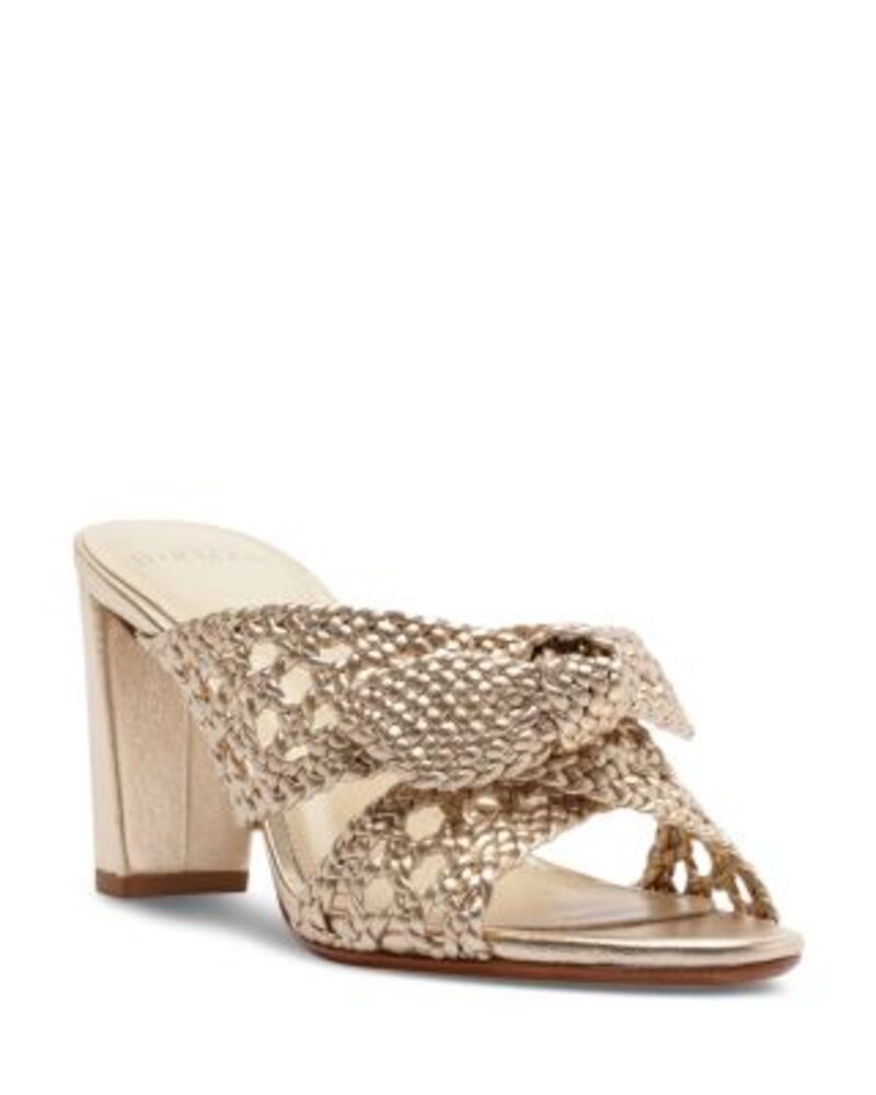 アレクサンドラバードマン レディース シューズ サンダル レザー Alexandre Birman Womens Belinda Leather Slide Sandals Golden