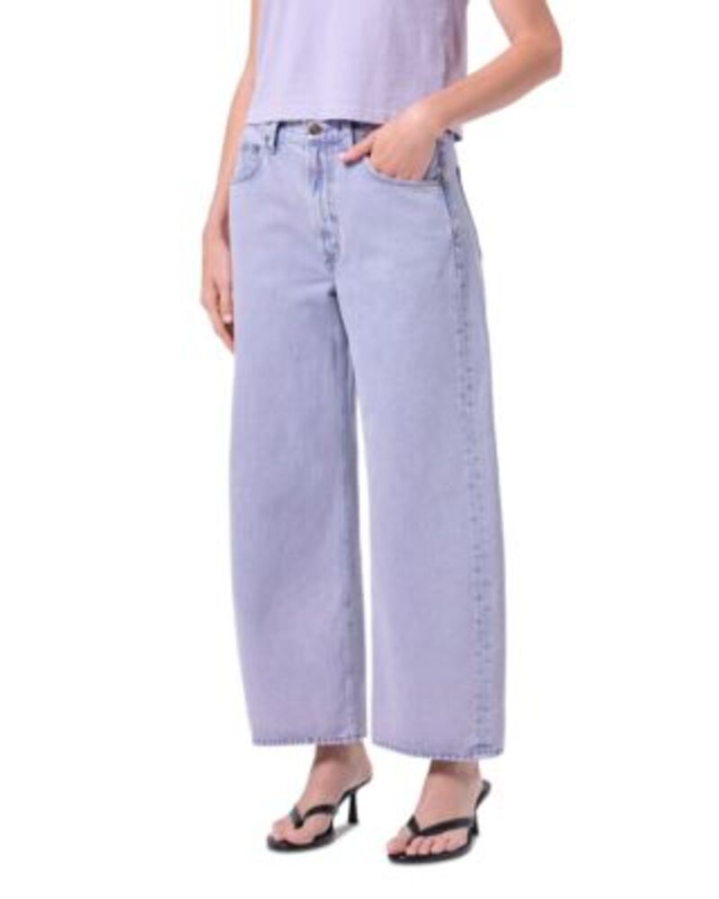 アゴルド レディース ボトムス デニムパンツ ワイドレッグ アンクル ジーンズ AGOLDE Low Curve High Rise Wide Leg Ankle Jeans in Aura