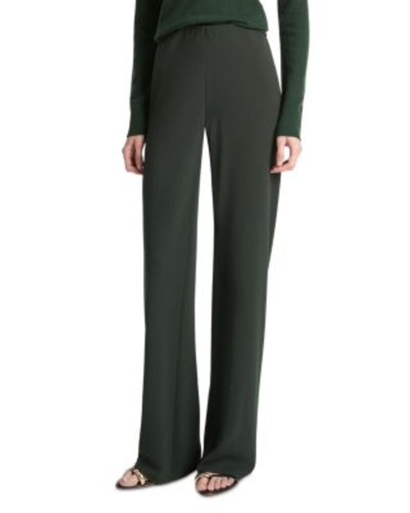 ヴィンス レディース ボトムス カジュアルパンツ クレープ ハイウエスト Vince High Waist Crepe Biased Pants Verde