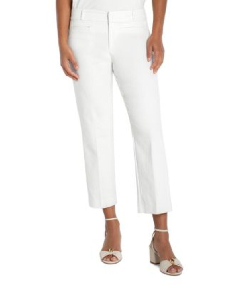リヴァプール ロサンゼルス レディース ボトムス カジュアルパンツ Liverpoolos Angeles Welt Pocket Crop Trousers Whipped Cream クリーム