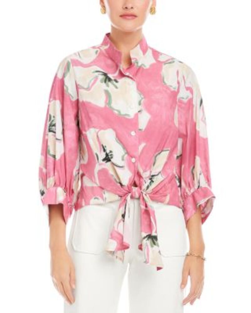 フィフティーントゥエンティ レディース トップス シャツ Fifteen Twenty Sawyer Tie Frontop Floral