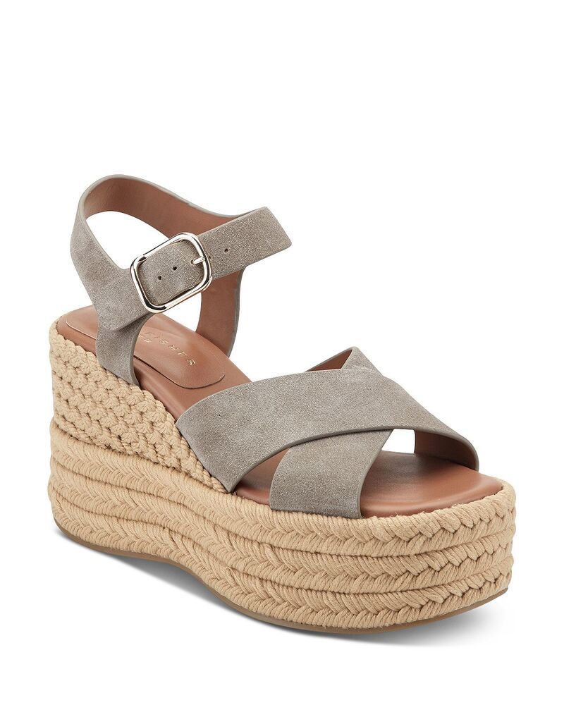 マーク・フィッシャー レディース シューズ サンダル プラットフォーム Marc Fisher LTD Womens Pasion Espadrille Platform Sandals Taupe 240 トープ