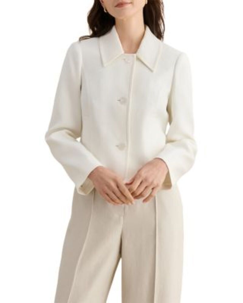 ホッブスロンドン レディース アウター ジャケット・ブルゾン リネン HOBBS LONDON Adeen Linen Jacket Ivory アイボリー