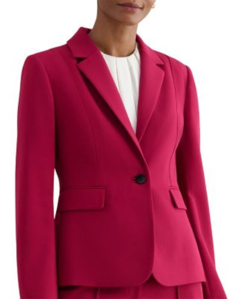 ホッブスロンドン レディース アウター ジャケット・ブルゾン HOBBS LONDON Gemma Single Breasted Jacket Beetroot Pink ピンク
