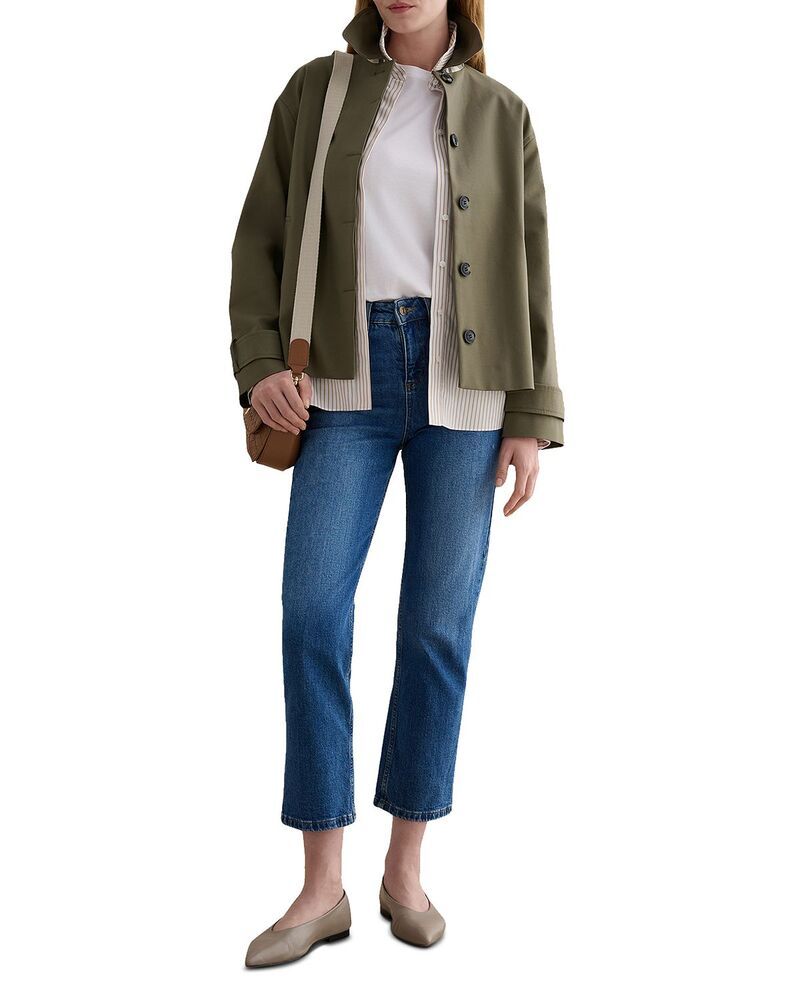 ホッブスロンドン レディース アウター ジャケット・ブルゾン HOBBS LONDON Frida Trench Jacket Olive Green グリーン