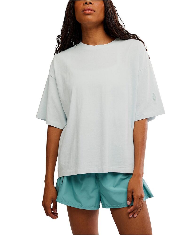 フリーピープル レディース トップス Tシャツ Free People Tackle Boxy Tee Arctic Snow