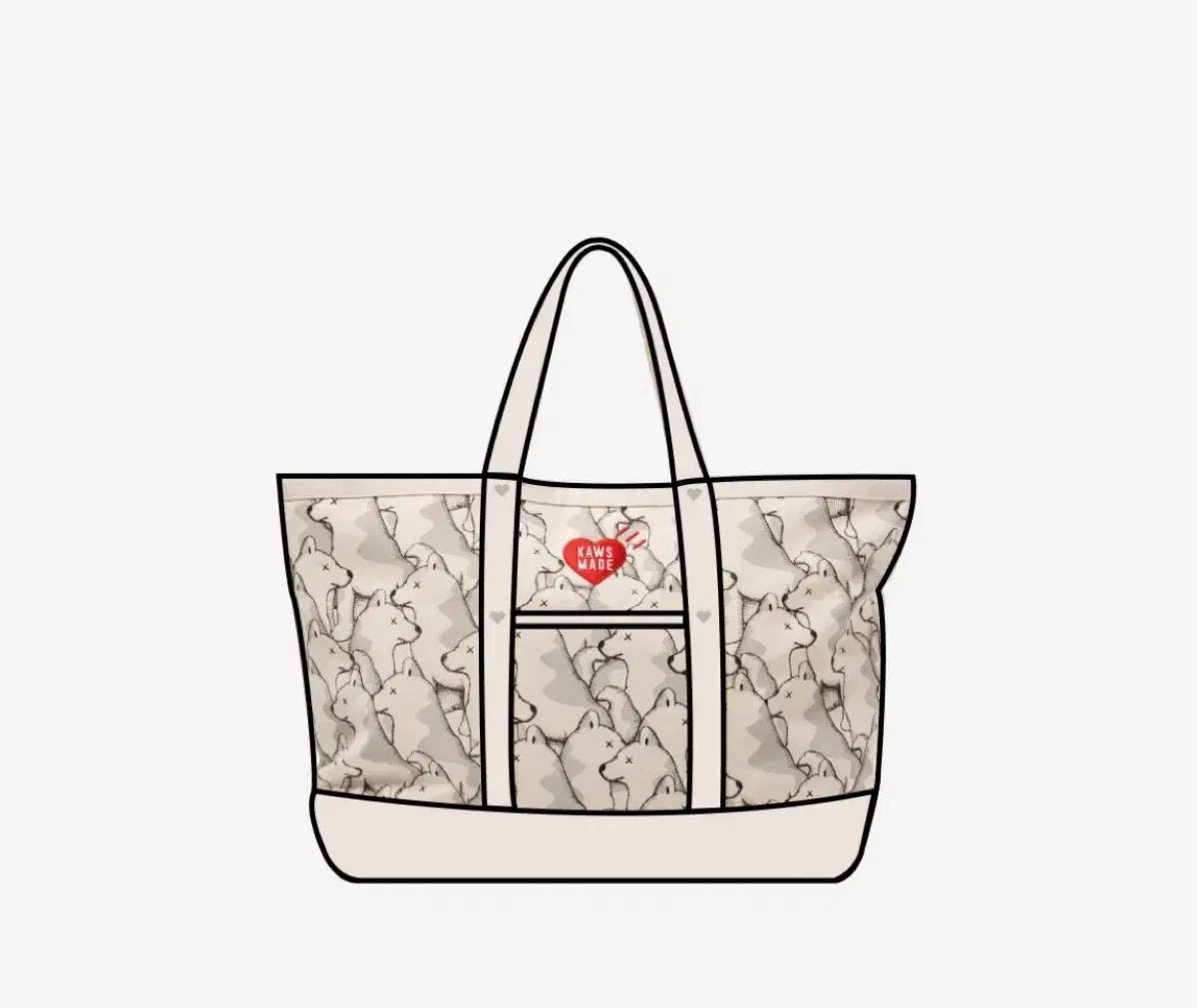 HUMAN MADE ヒューマンメイド SEOUL ソウル 限定モデル HUMAN MADE ヒューマンメイド x カウズ トートバッグ