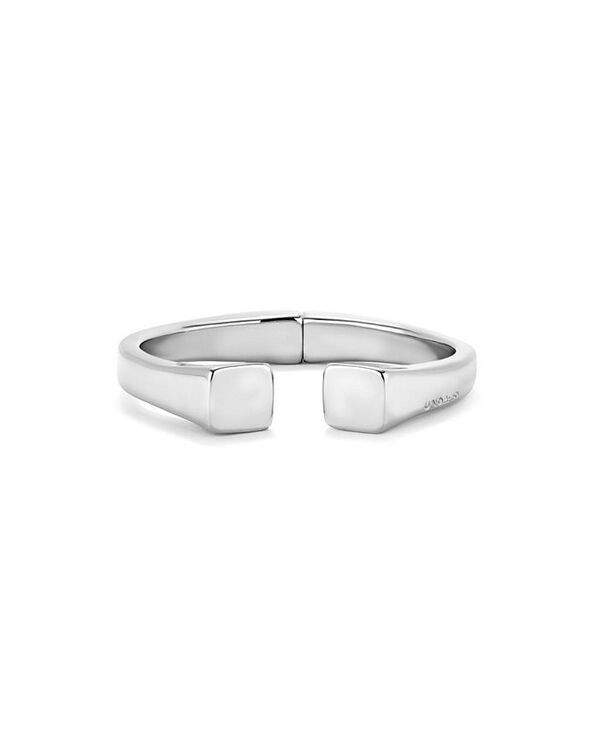 ウノデ 50 レディース アクセサリー ブレスレット・バングル・アンクレット UNOde50 Rigid Sterling Plated Smooth Finish and Square Shape Bracelet Silver シルバー