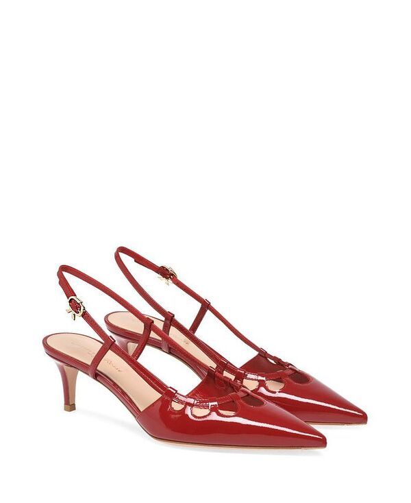 ジャンヴィト ロッシ レディース シューズ パンプス Gianvito Rossi Womens Eloise Slingback Pumps Red Nappa レッド