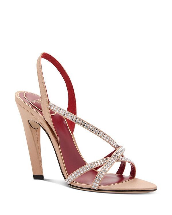 ヴァレンティノ レディース シューズ サンダル Valentino Garavani Womens Strappy Slingback Sandals Nude