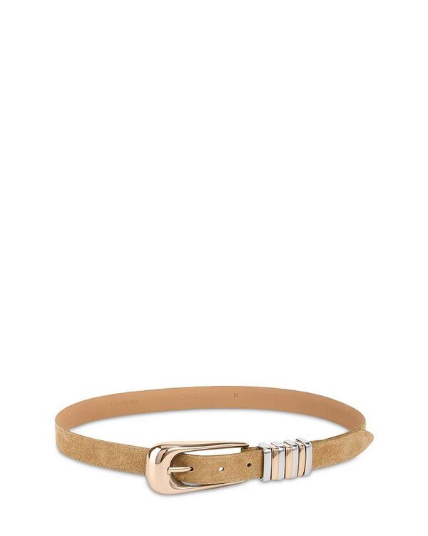 エティカ レディース アクセサリー ベルト スエード レザー Ettika Womens Metal Core Brown Suede Leather Belt Shiitake ブラウン