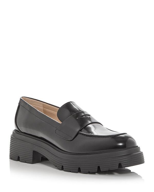 スチュアート ワイツマン レディース シューズ スリッポン・ローファー ローファー Stuart Weitzman Womens Hudson Lite Loafers Black ブラック
