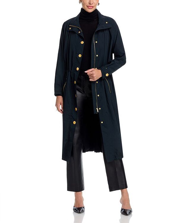 ラジャンス レディース アウター ジャケット・ブルゾン コート LAGENCE Toshi Windbreaker Trench Coat Black ブラック