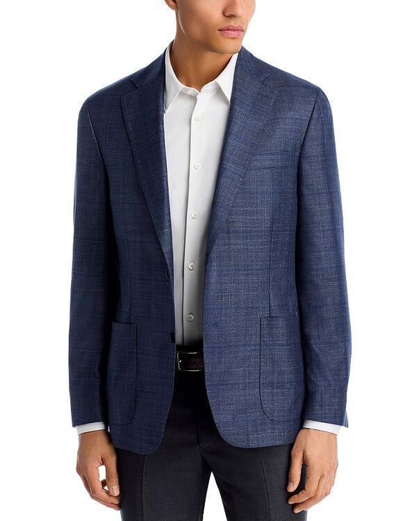 ヴィンス レディース アウター ジャケット・ブルゾン スリムフィット シルク コート Vince Loro Piana Fabric Silk Cashmere Windowpane Slim Fit Sport Coat NavyTonal ネイビー