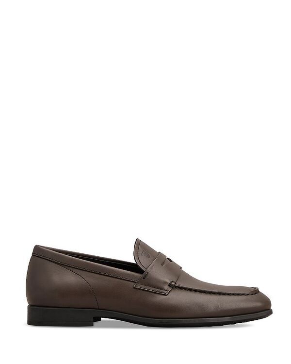 トッズ レディース シューズ スリッポン・ローファー ローファー Tods Mens Mocassino Gomma Legg Penny Loafers Dark Brown ブラウン