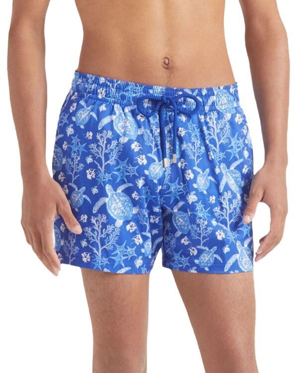 ヴィルブレクイン メンズ 水着 ハーフパンツ・ショーツ Vilebrequin Turtles Stretch 45 Swim Trunks Marrakech