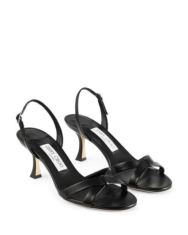 ジミーチュー レディース シューズ サンダル ヒール Jimmy Choo Womens Elsy 70 High Heel Sandals Black ブラック
